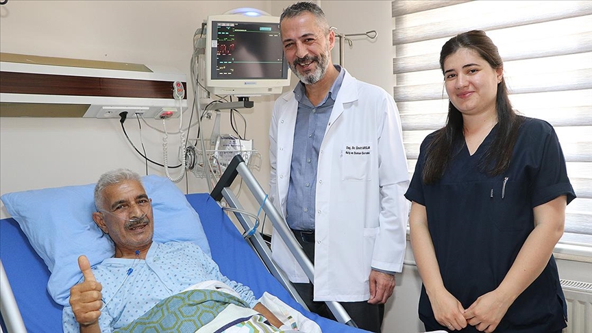 Karındaki şah damarı yırtılan gurbetçi, Türk doktorların operasyonuyla sağlığına kavuştu