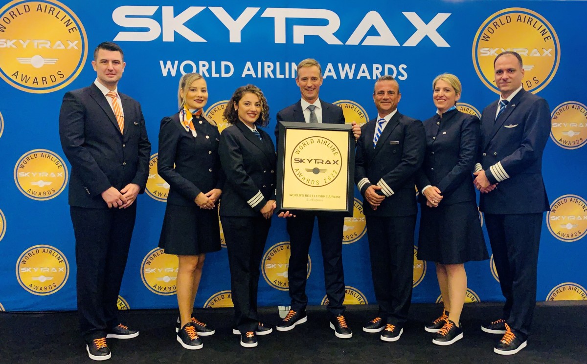 SunExpress, Skytrax tarafından “Dünyanın En İyi Tatil Hava Yolu” seçildi