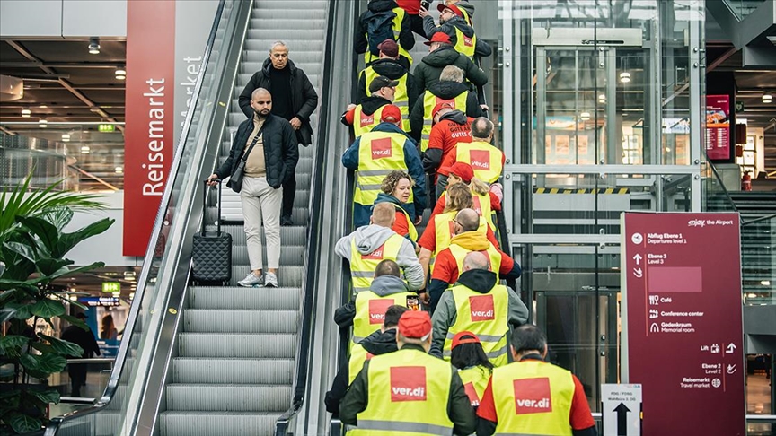 Lufthansa'nın yolcu alanındaki yer hizmetleri personeli 2 günlük greve gidecek