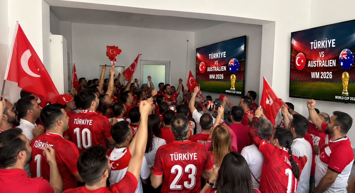 Gurbetten Tek Yürek: Milli Heyecan Duisburg’da Zirveye Çıkıyor