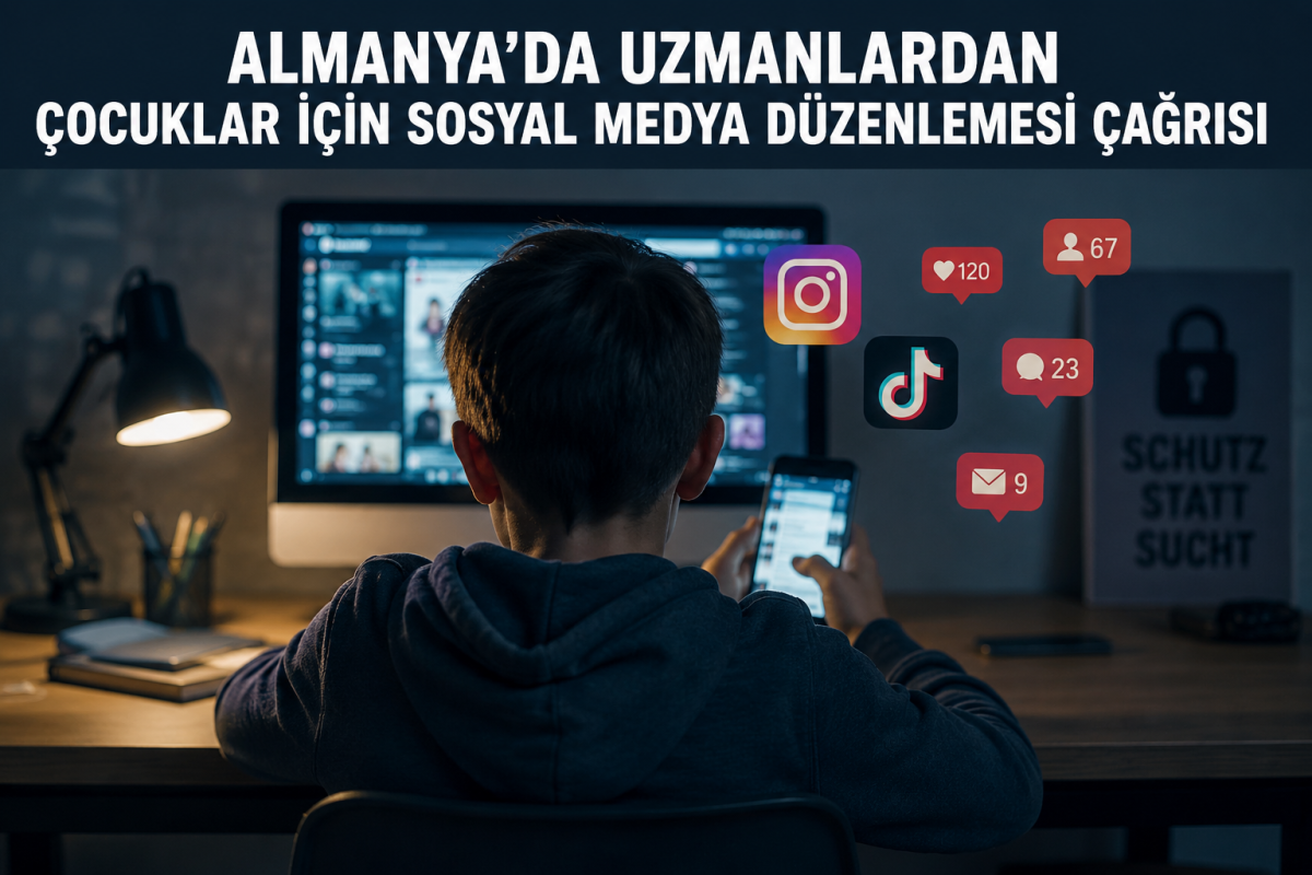 Almanya'da uzmanlardan çocuklar için sosyal medya düzenlemesi çağrısı