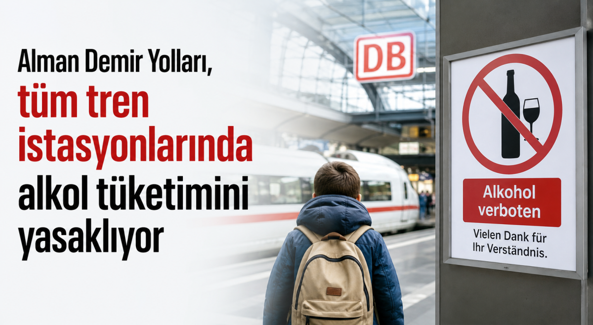 Alman Demir Yolları, tüm tren istasyonlarında alkol tüketimini yasaklıyor