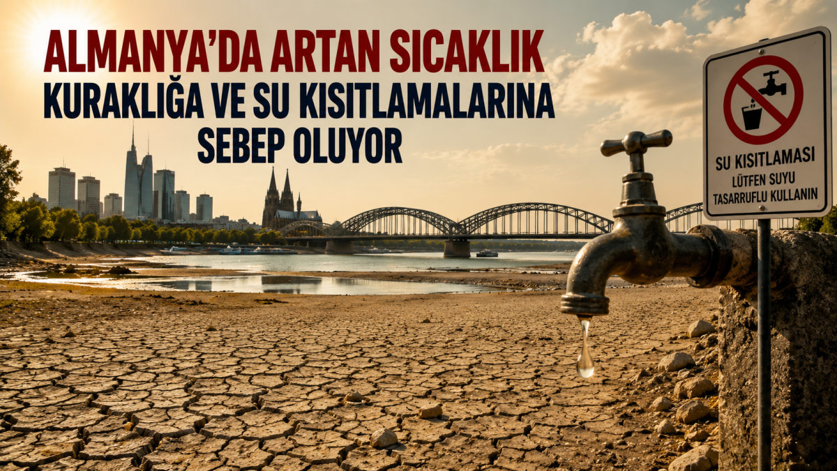Almanya'da artan sıcaklık