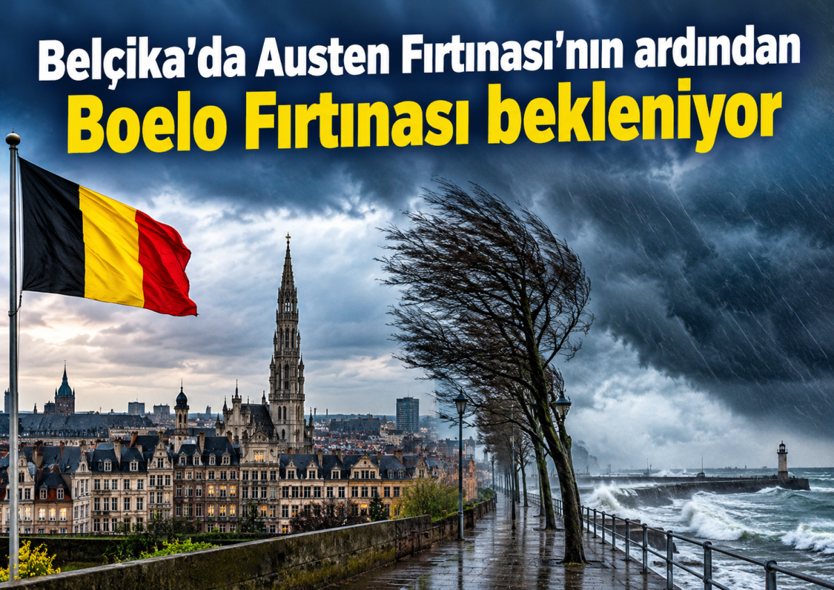 Belçika'da Austen Fırtınası'nın ardından Boelo Fırtınası bekleniyor